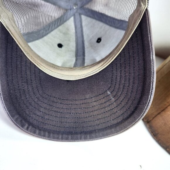 Patagonia Live Simply Hat Cap Mesh Back Snap Back Adjustable Grey W Patch Logo - Picture 9 of 10